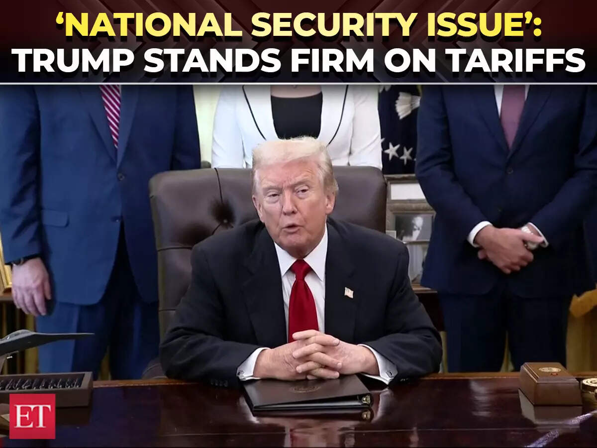 'Matter of national security..' Trump lays out on why tariff power