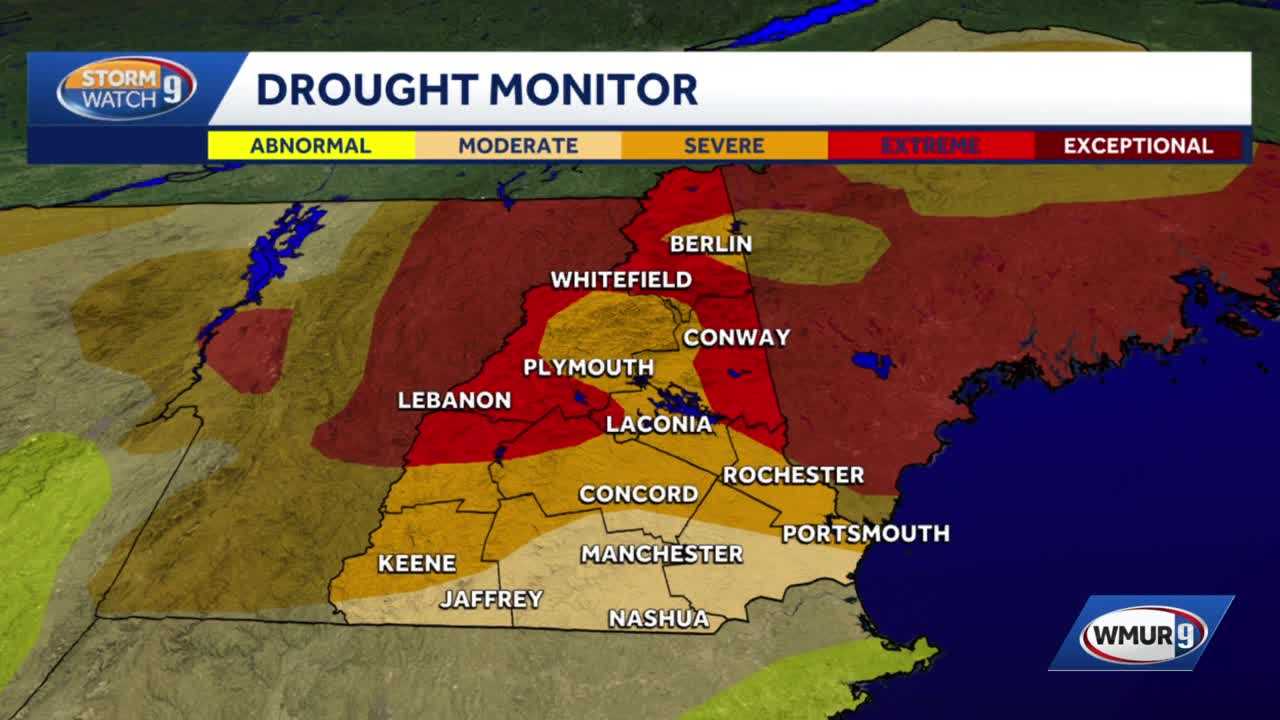 Drought conditions unchanged across NH despite recent unsettled weather