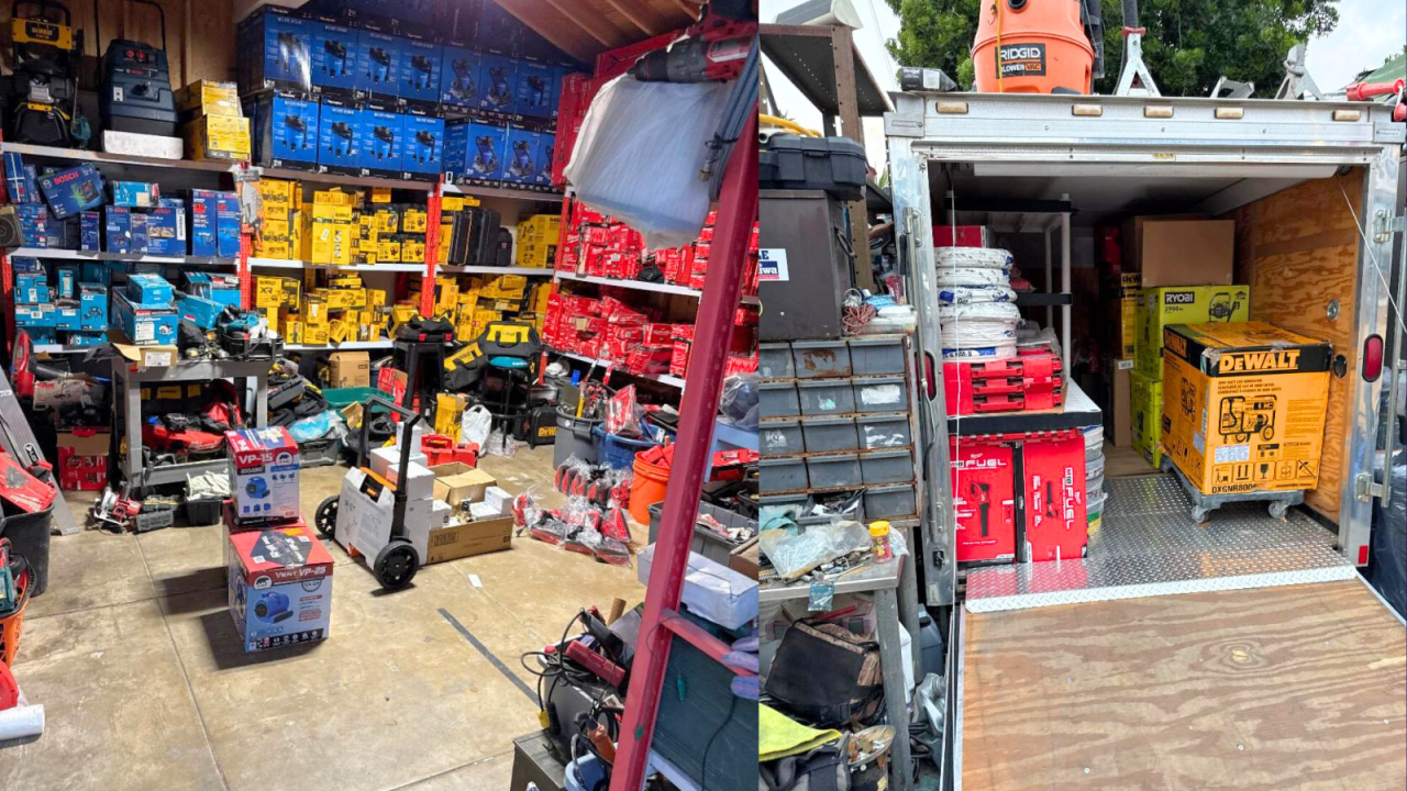 Multiple suspects were arrested in connection with retail thefts that resulted in over $900,000 worth of losses to stores across California. (California Highway Patrol)