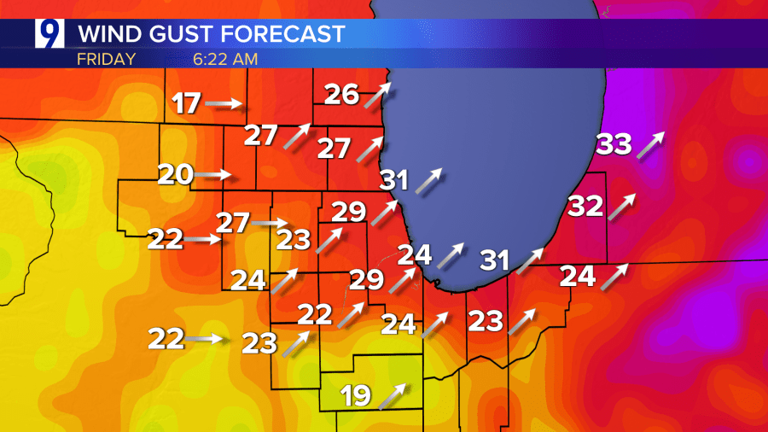 Forecast: Mild Friday to follow overnight rain