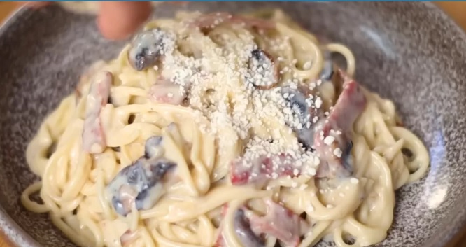 Resep Pasta Carbonara Kaya Rasa