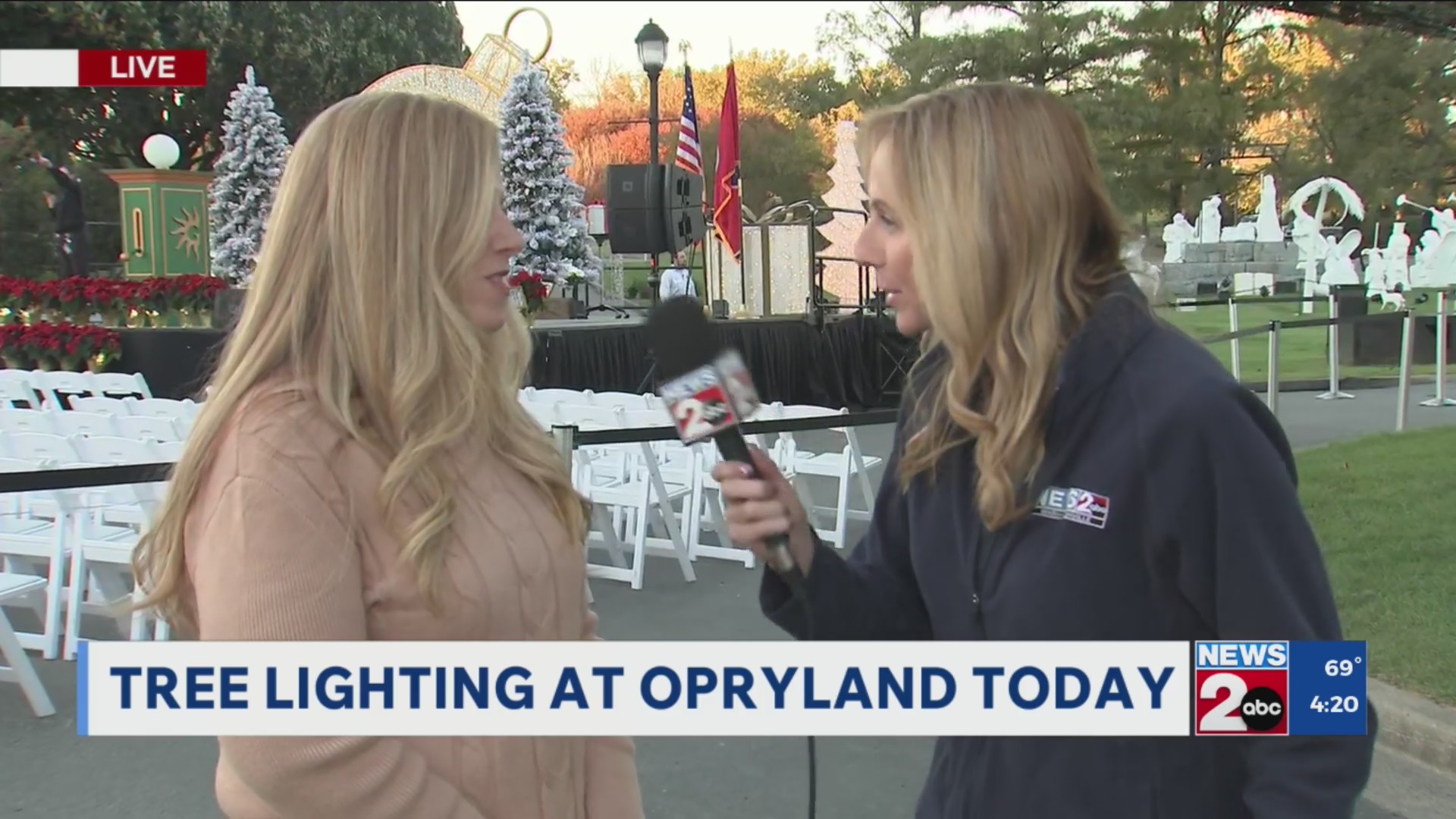 Danielle Breezy's forecast ahead of Opryland tree lighting
