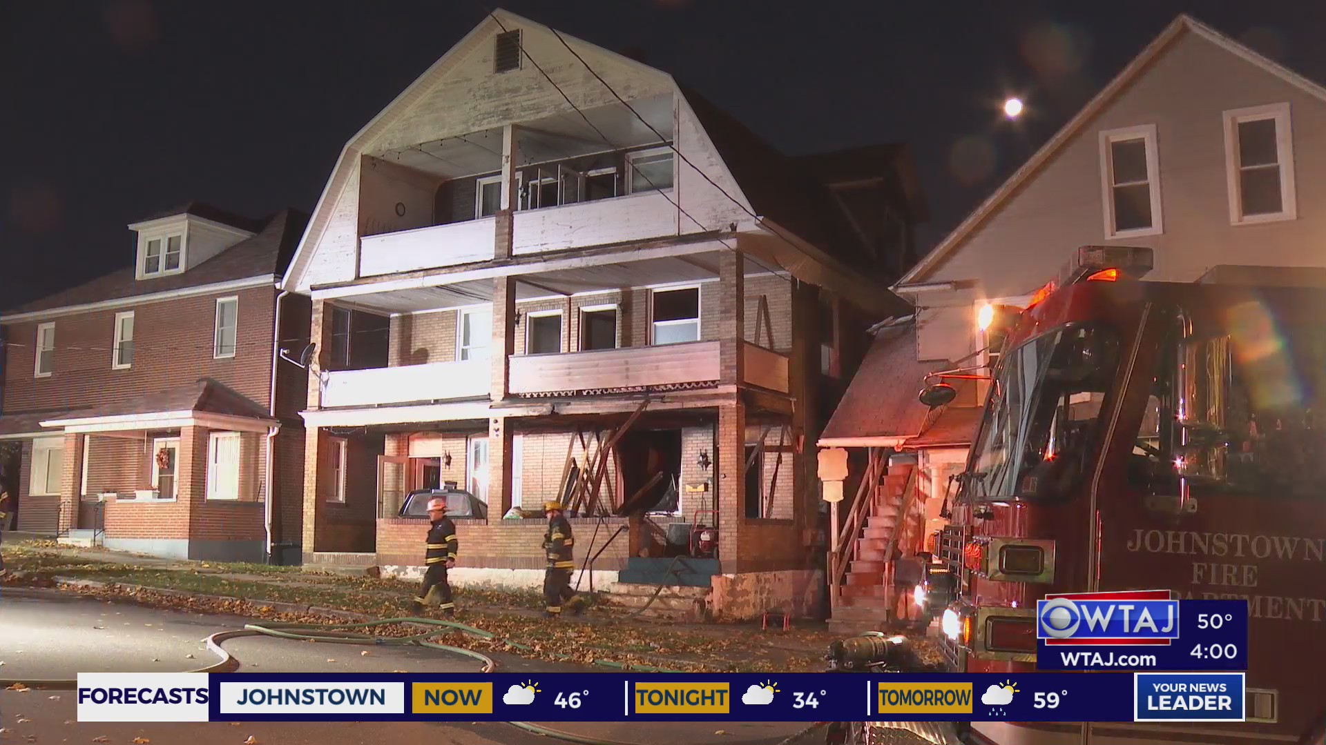 Johnstown woman died from thermal burns in early-morning fire: Coroner