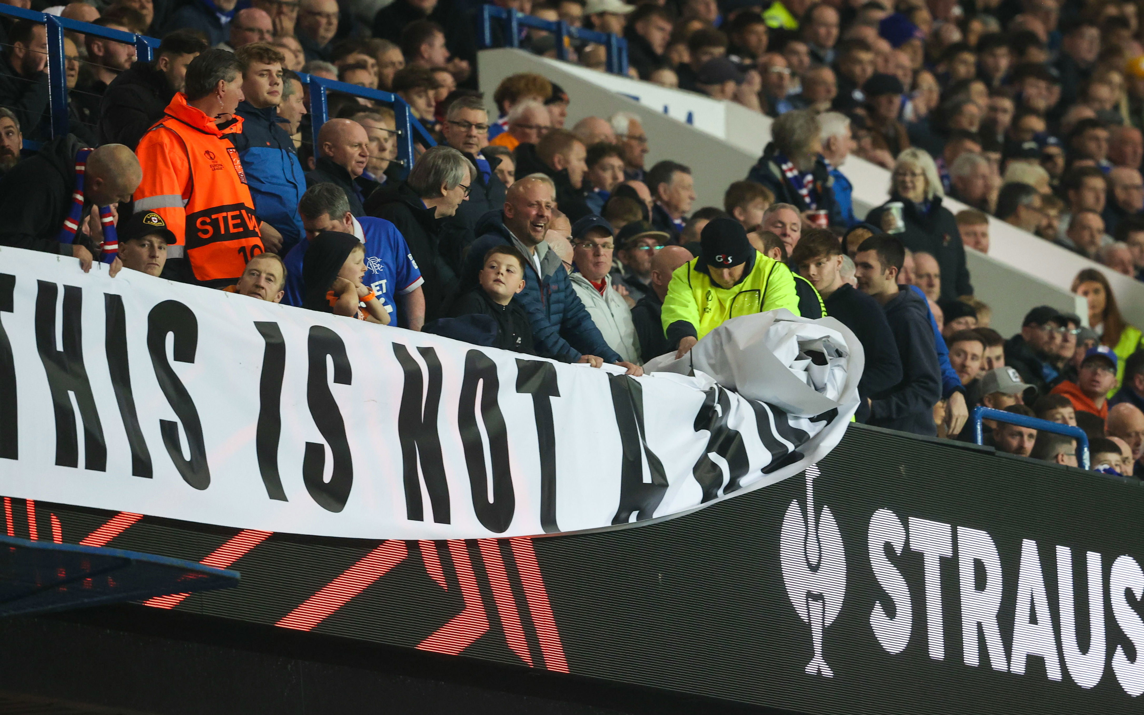 Rangers reach new nadir amid banners, unrest and Thelwell-Stewart ...