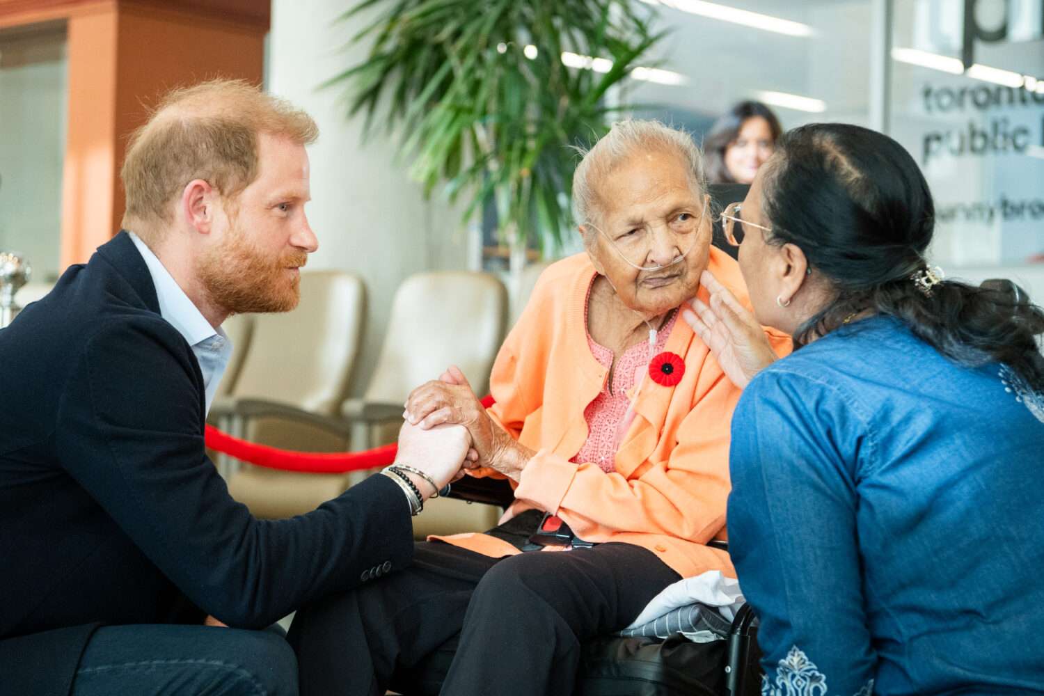 Prince Harry Gets a Playful Warning from a 101YearOld Female Veteran