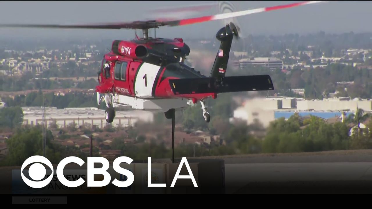 Orange County fire fighting crews receive new helicopter hydrant