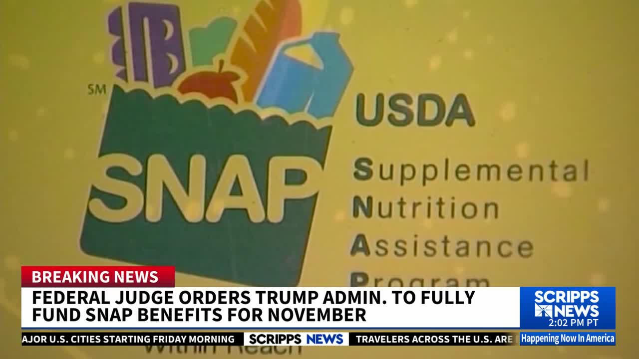 Federal judge orders Trump administration to fully fund SNAP benefits ...