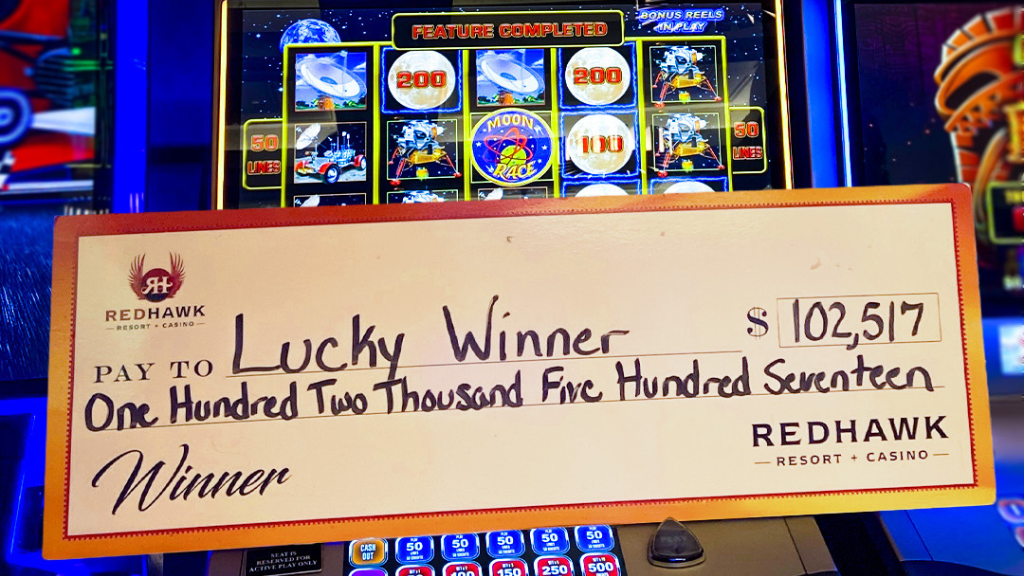 Sacramento resident wins $100K on slot machine at Red Hawk Casino