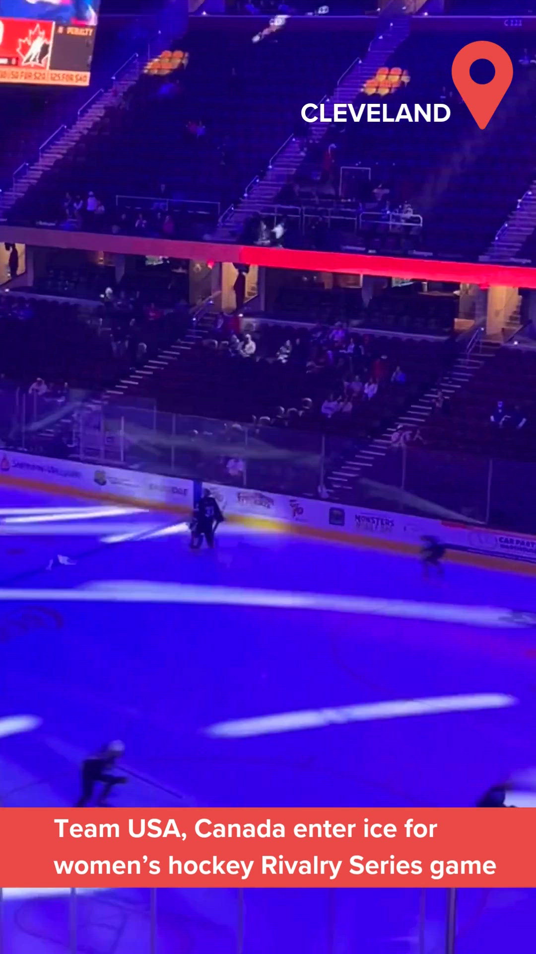 Team USA, Canada take the ice for women's hockey Rivalry Series game in ...