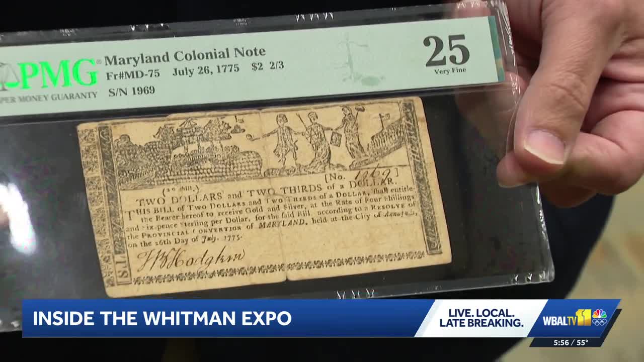Expo on Baltimore showcases rare coins, collectibles