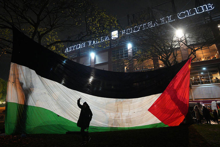 Arrests and ‘death to IDF chants’ mar Villa win over Maccabi Tel Aviv