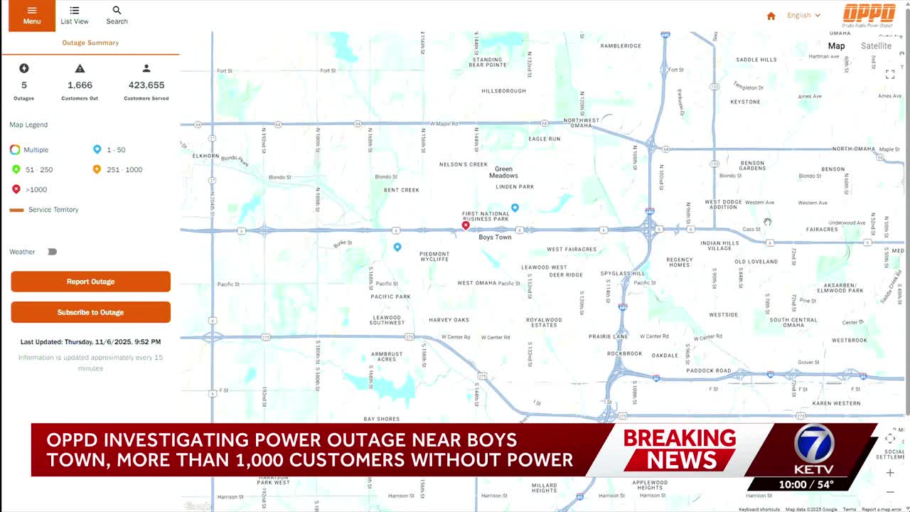 Omaha Public Power District investigating outage that left over 1,300 ...