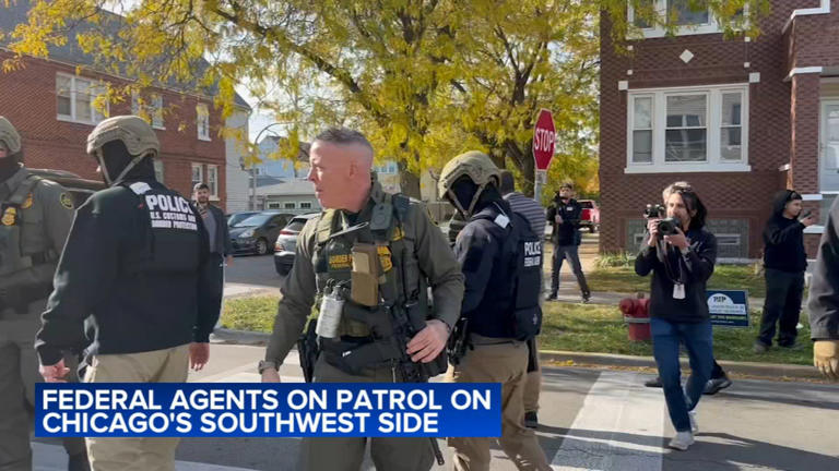 CBP Chief Bovino, federal agents seen roaming Chicago's Southwest Side