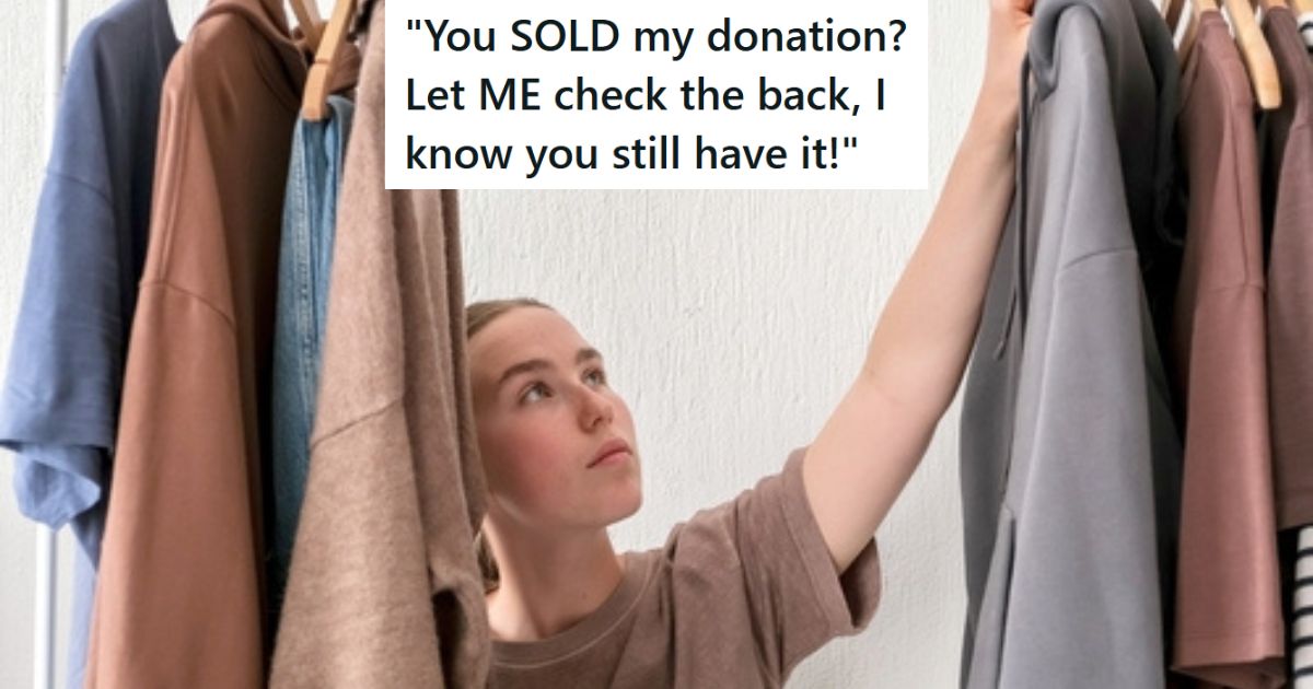 A Customer Donated Clothes To A Charity, But Later Regretted It. When ...