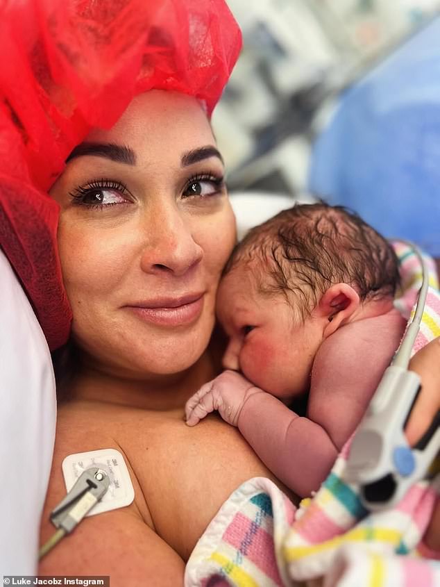 'Raychel, your bravery, love, true grit and determination to give our Maisie a best friend for life is nothing short of incredible,' he gushed