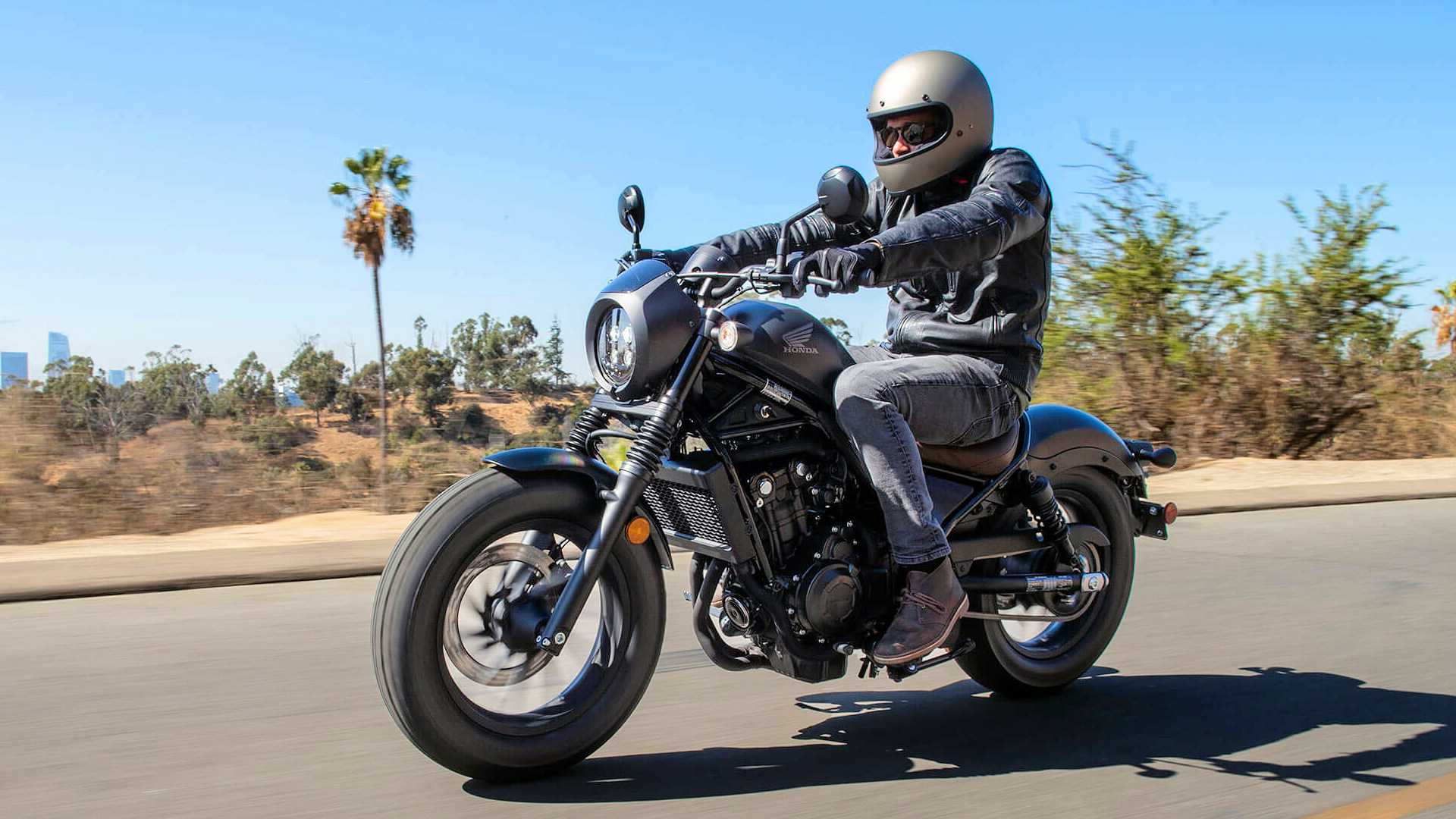 Rider on a 2020 Honda Rebel 500