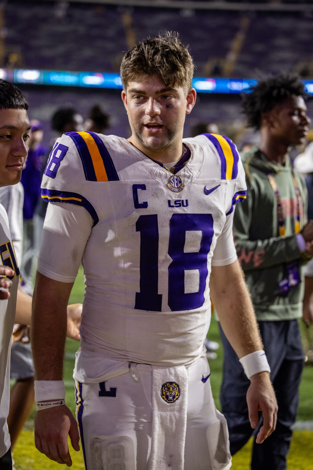 Football influencer denies having an affair with engaged LSU