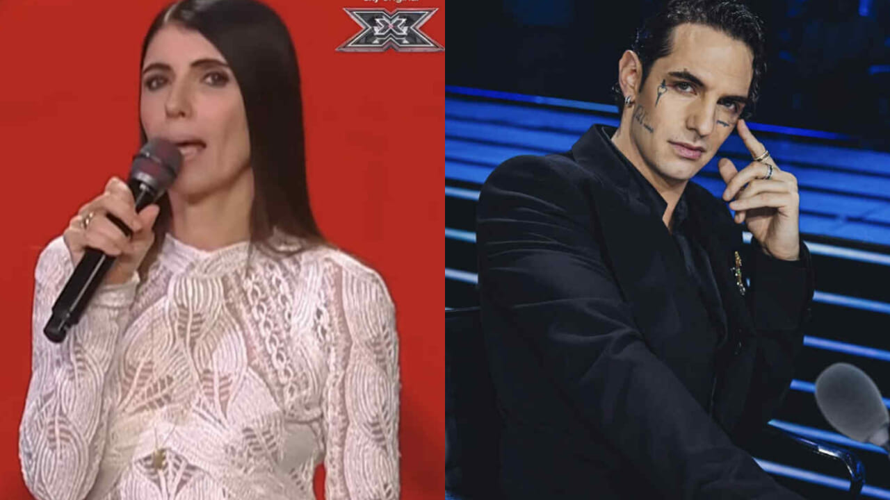 Achille Lauro si inginocchia e chiede scusa a Giorgia in diretta a X ...
