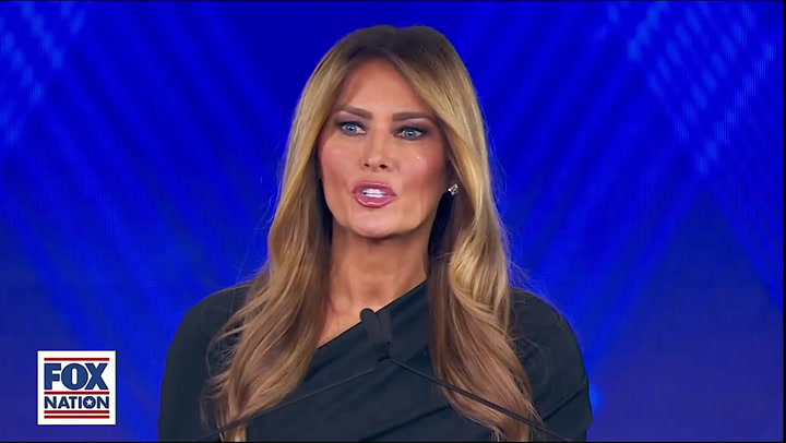 Melania Trump Causes a Stir With One Line on Fox Nation Awards Show Stage