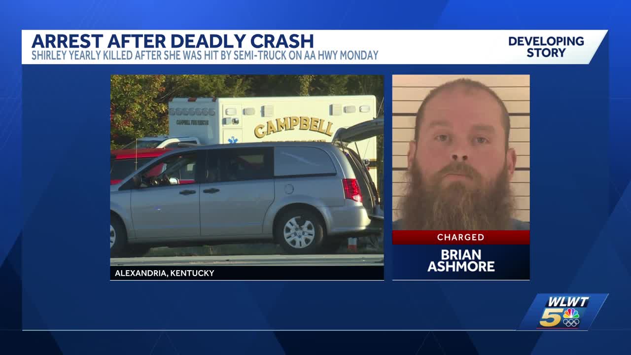 Arrest made after deadly crash between semi-truck and car in Alexandria