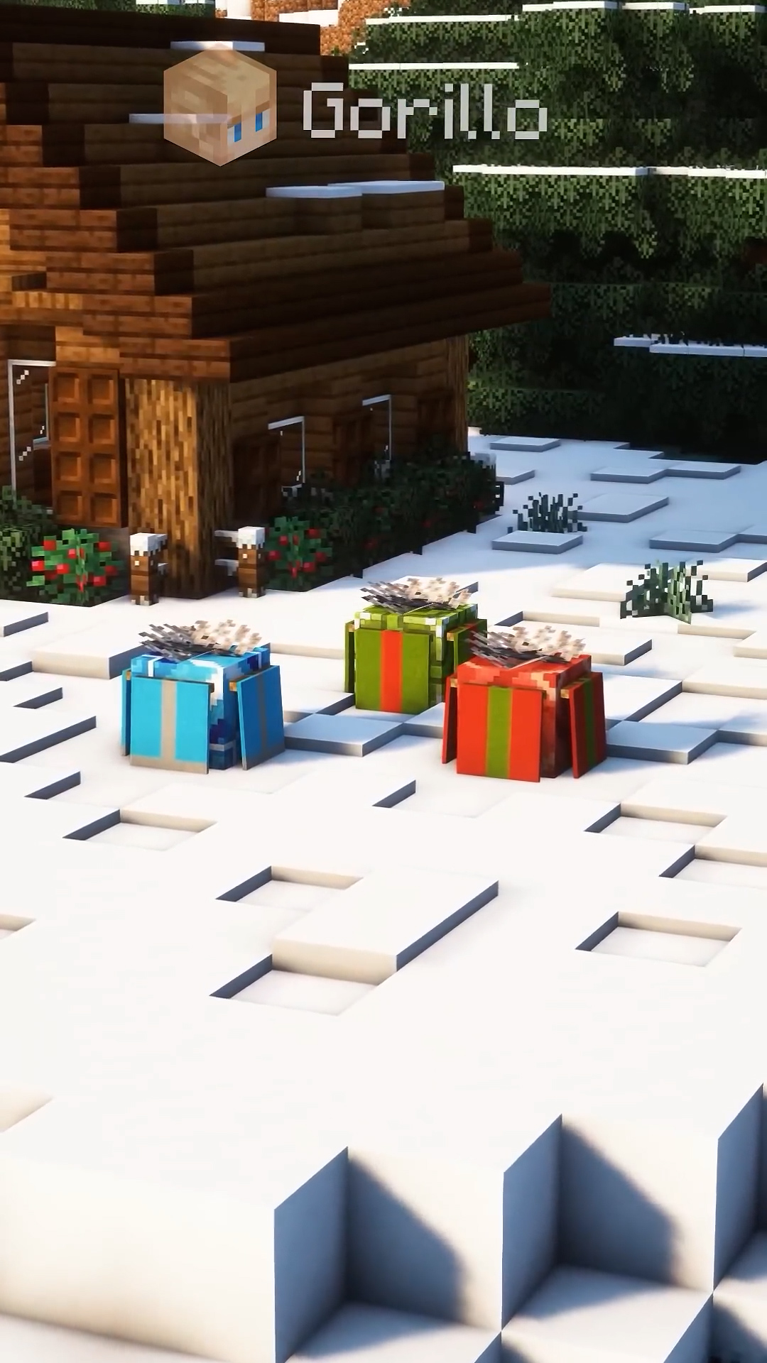 I Built Christmas Presents in Minecraft!