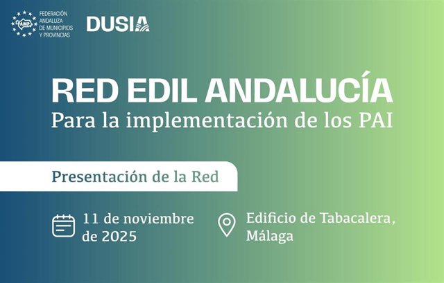 FAMP.- Málaga acoge la presentación de Red EDIL, foro para impulsar los ...