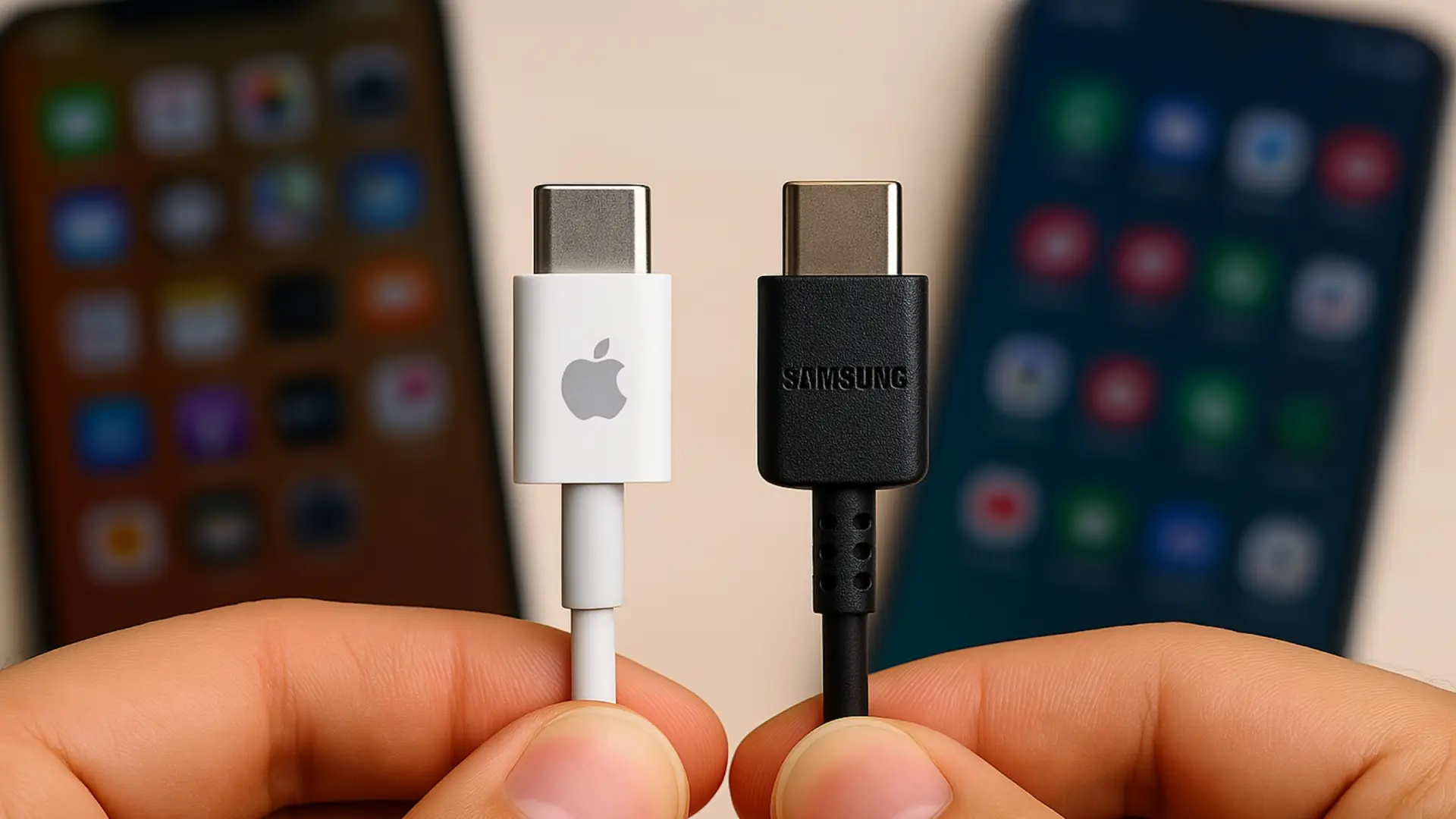 Diferencias entre los cables USB-C de Apple y Android: ¿se pueden usar ...