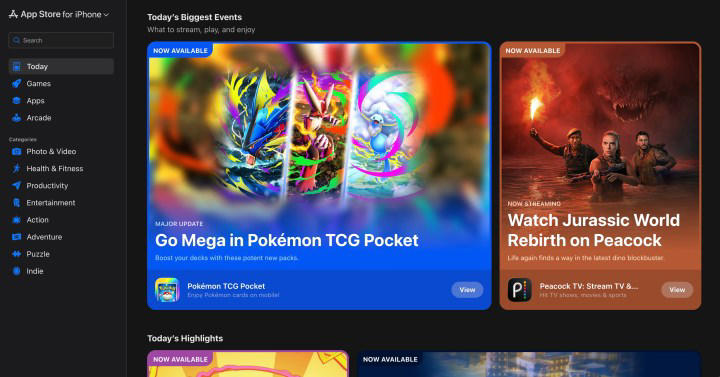 You can browse Apple’s App Store on web from any device