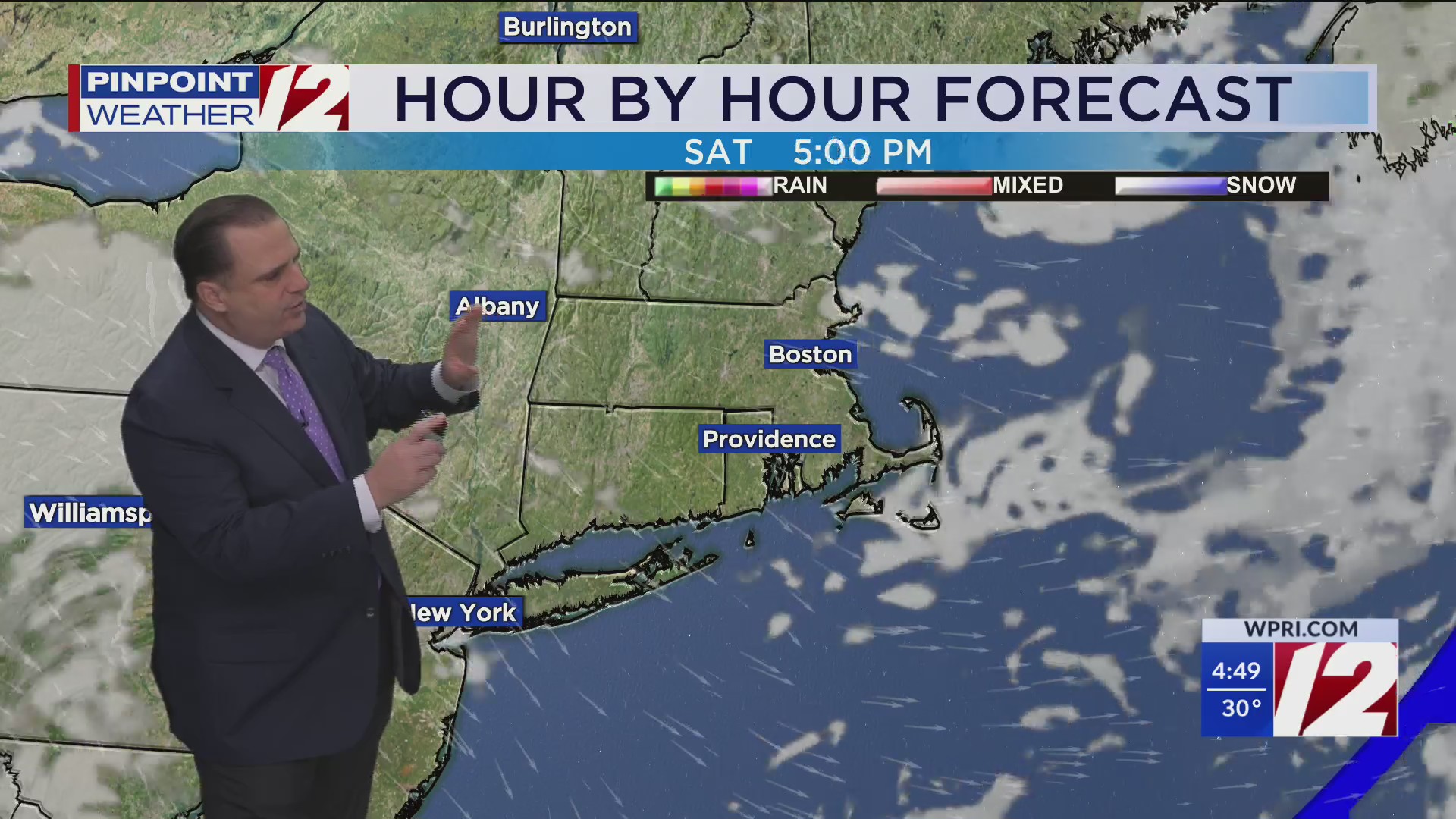 WPRI 12 Weather Forecast for 11/7/25: Dry day, showers arrive tonight