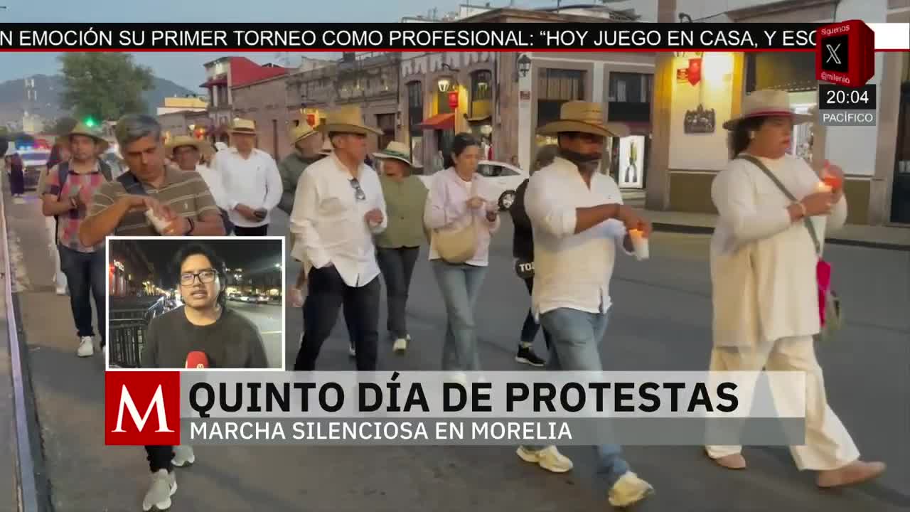 Quinto día de protestas en Morelia por el asesinato del alcalde Carlos ...