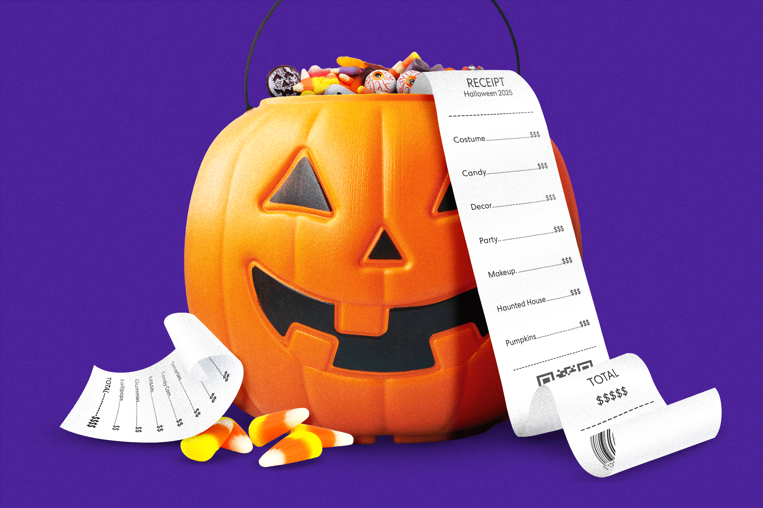 One spent $20 on candy. Another paid $700 for a custom costume. Here's ...