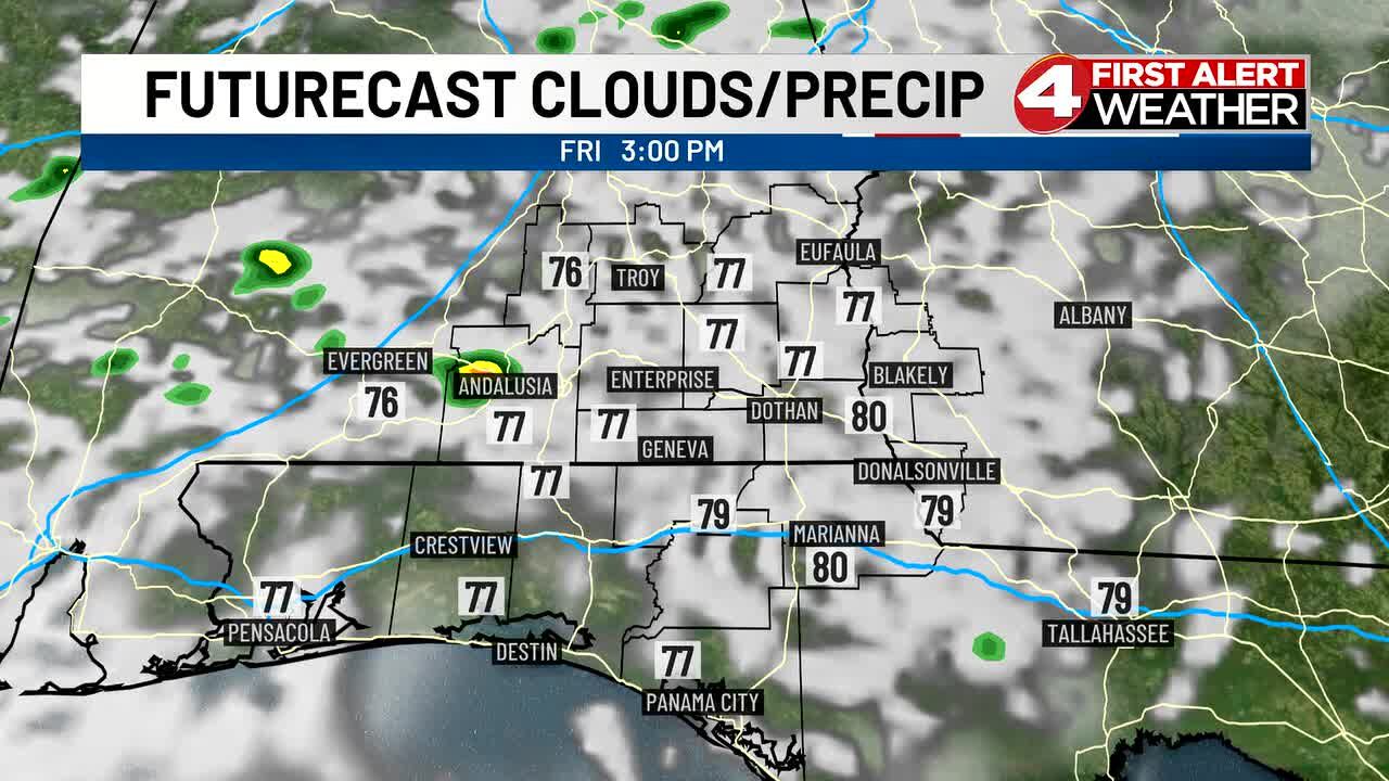 Friday AM Forecast: Rain and colder air on the way