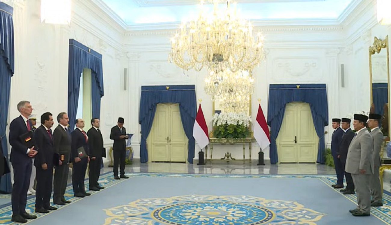 Prabowo Terima Surat Tugas 12 Duta Besar, Ini Daftarnya