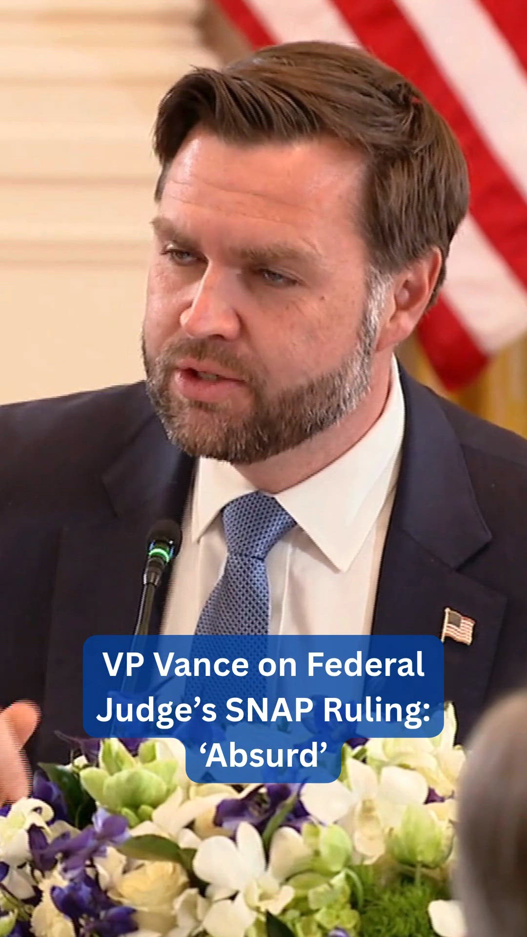 VP Vance calls federal judge's SNAP ruling 'Absurd'