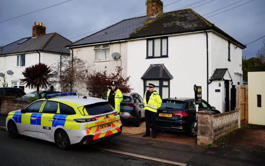 The baby boy was pronounced dead by officers at the home in Rogiet, Monmouthshire, on Sunday - PA