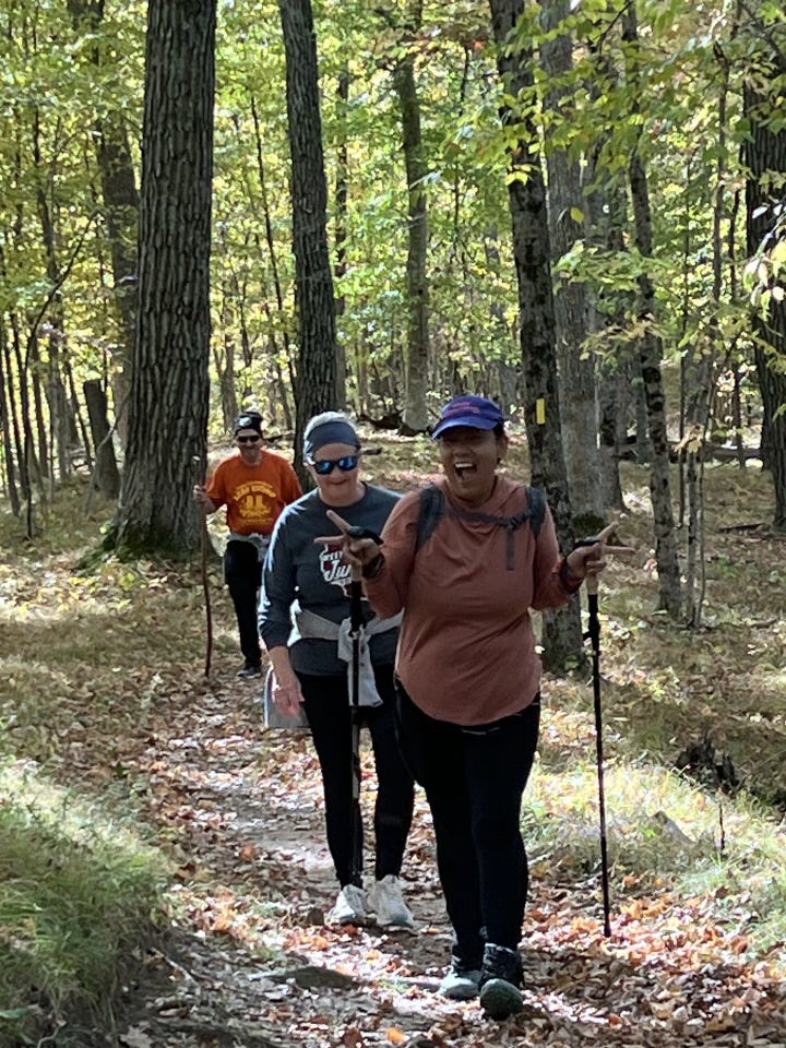 Leaf Stomp returns with 300 hikers and fall forest views