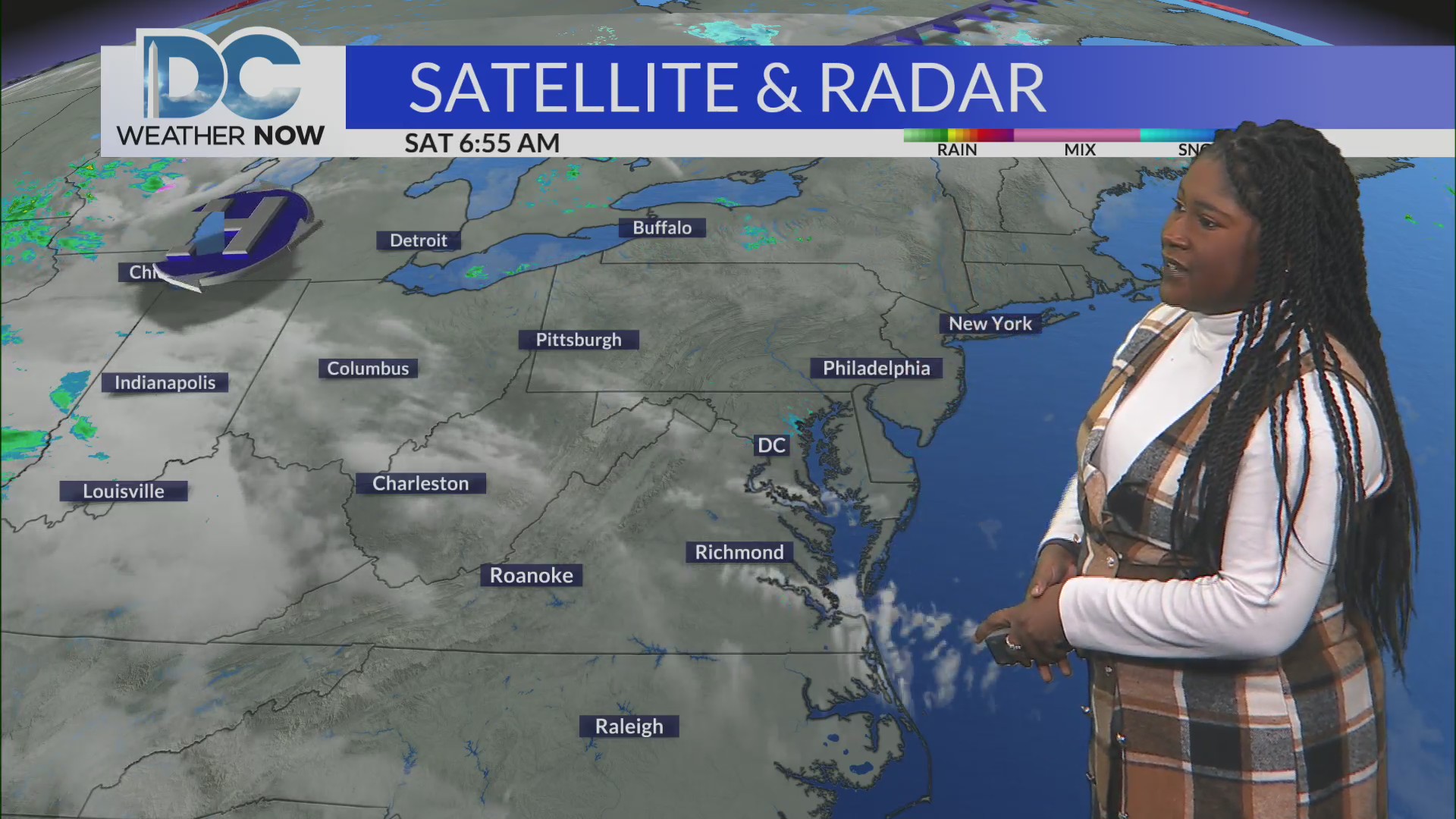 Mix of sun and clouds with highs in the 60s