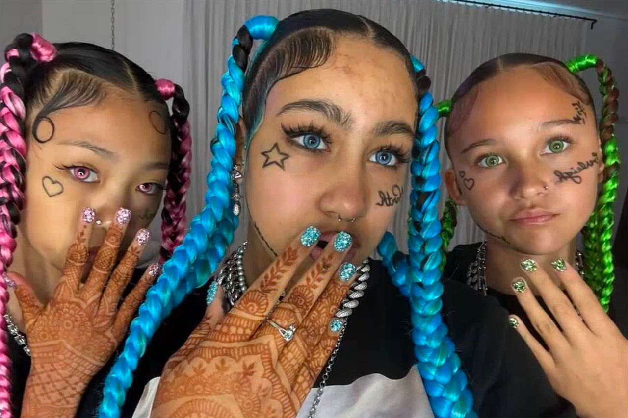 Kim Kardashian Defends 12-Year-Old Daughter North West's Fake Face ...