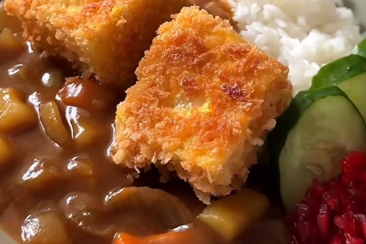 Resep Curry Tofu Katsu Jepang, Tahu Renyah dengan Rasa Creamy