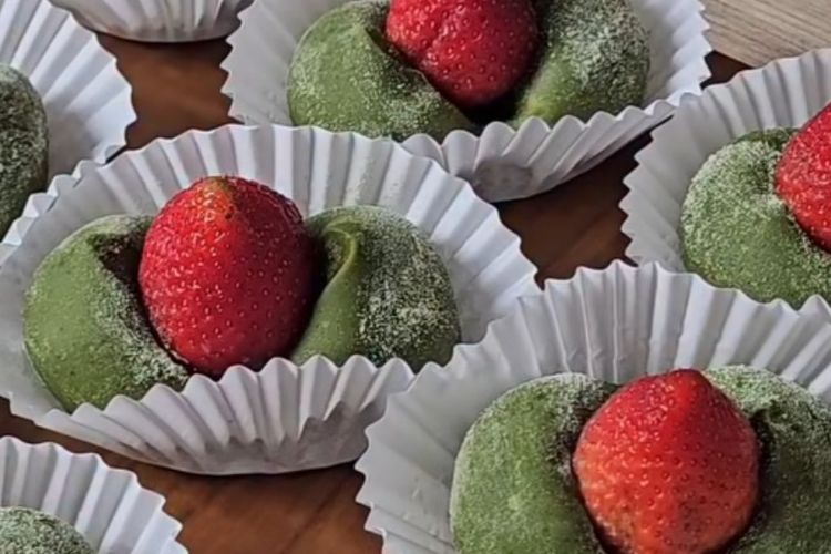 Resep Mochi Matcha Strawberry, Rasa Manis Lembut dan Segar yang Menggugah Selera