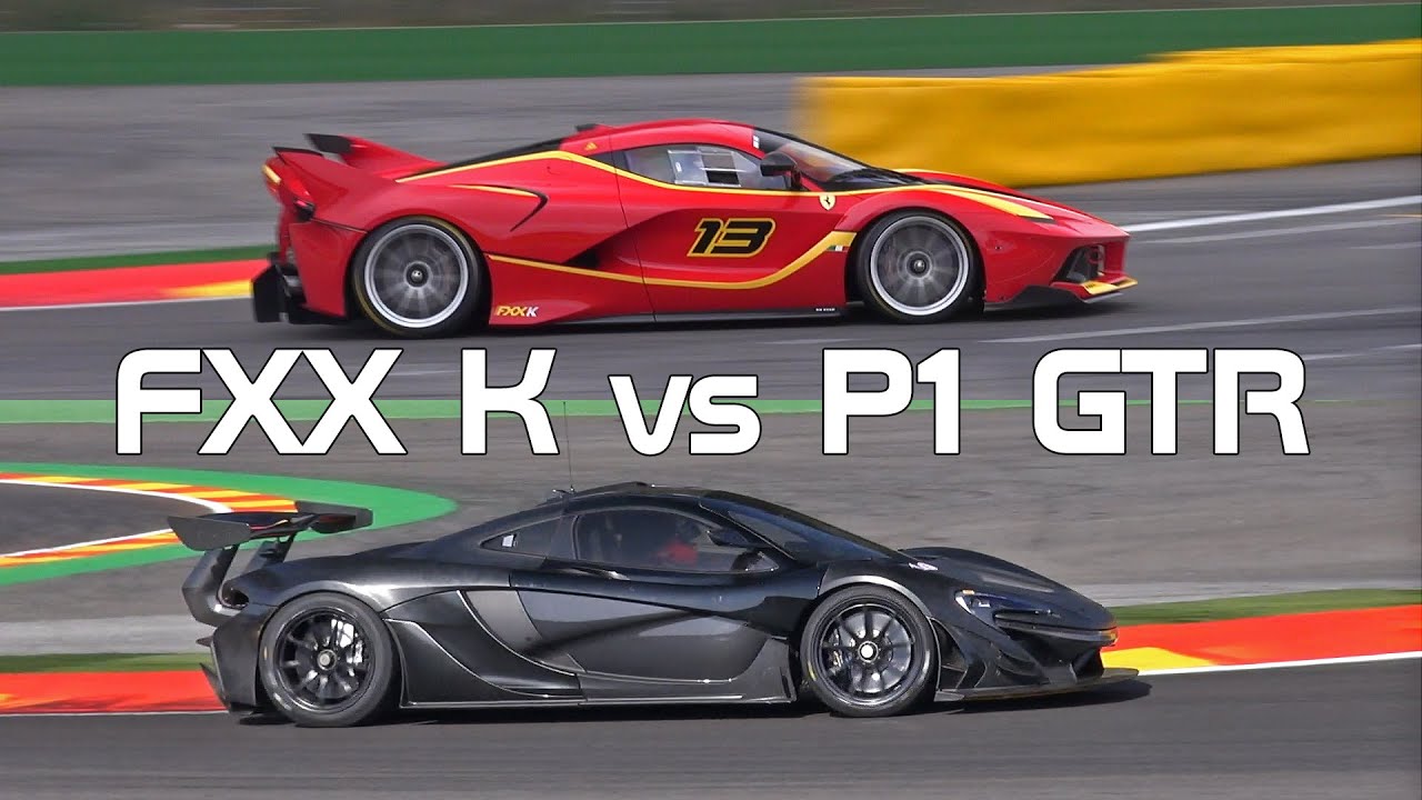 McLaren P1 GTR vs Ferrari FXX K Sound Battle
