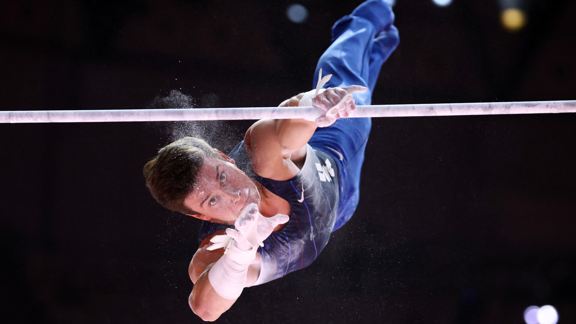 Brody Malone wins high bar world title, joins U.S. men's gymnastics legends