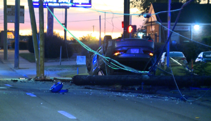 Crash involving power line reported in Greensboro, officials say ...