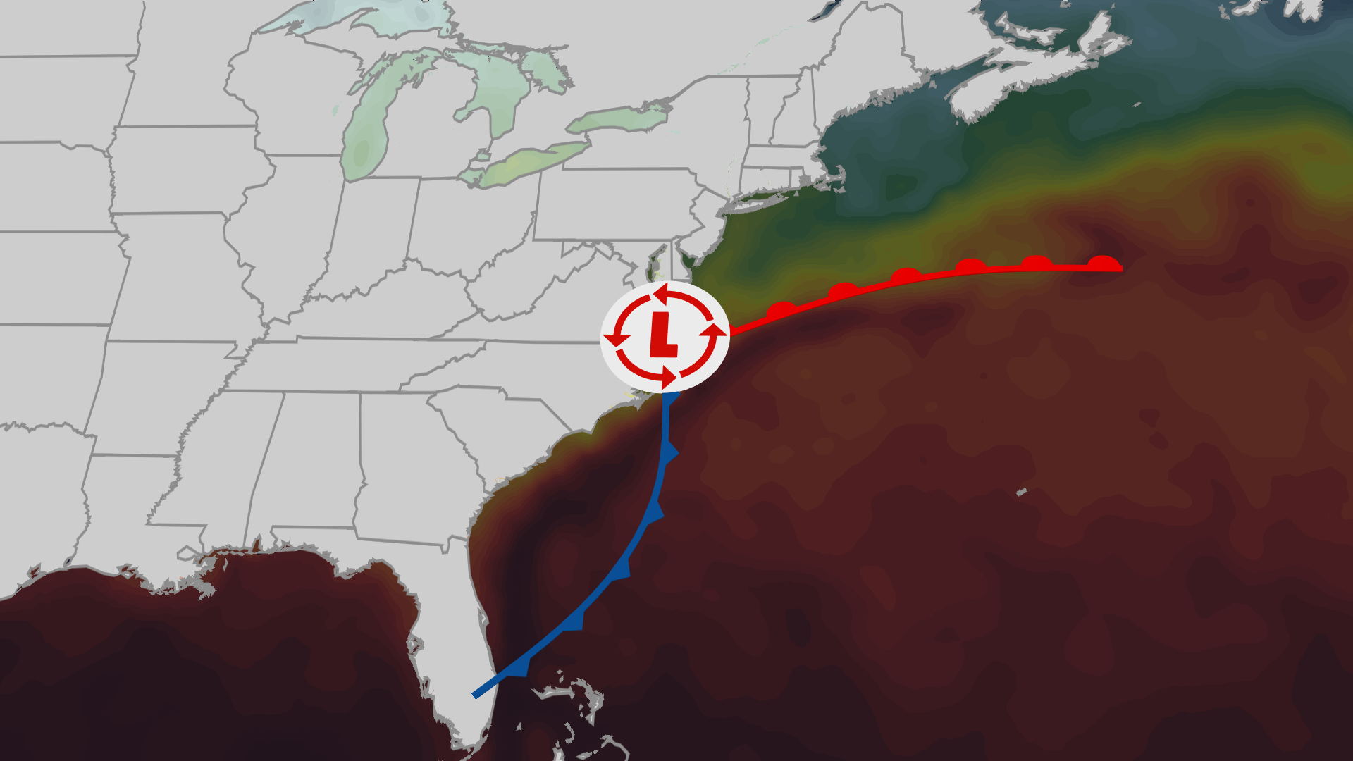 Coastal Storm To Impact East Coast Next Week