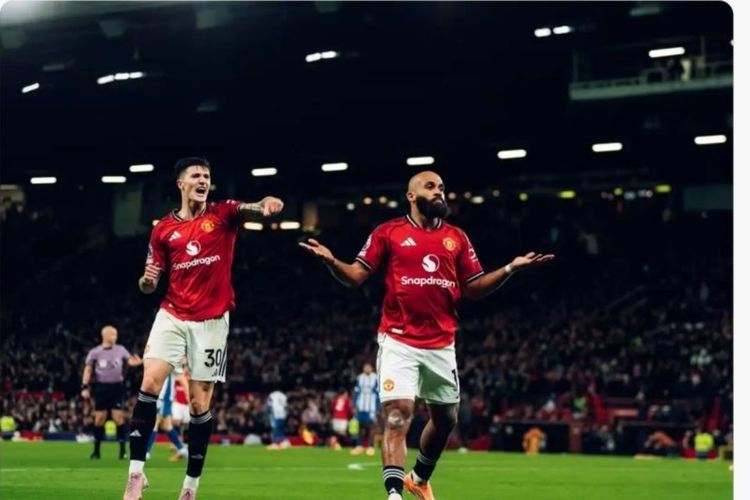 Manchester United Kalahkan Brighton, Naik ke Puncak Klasemen Liga Inggris