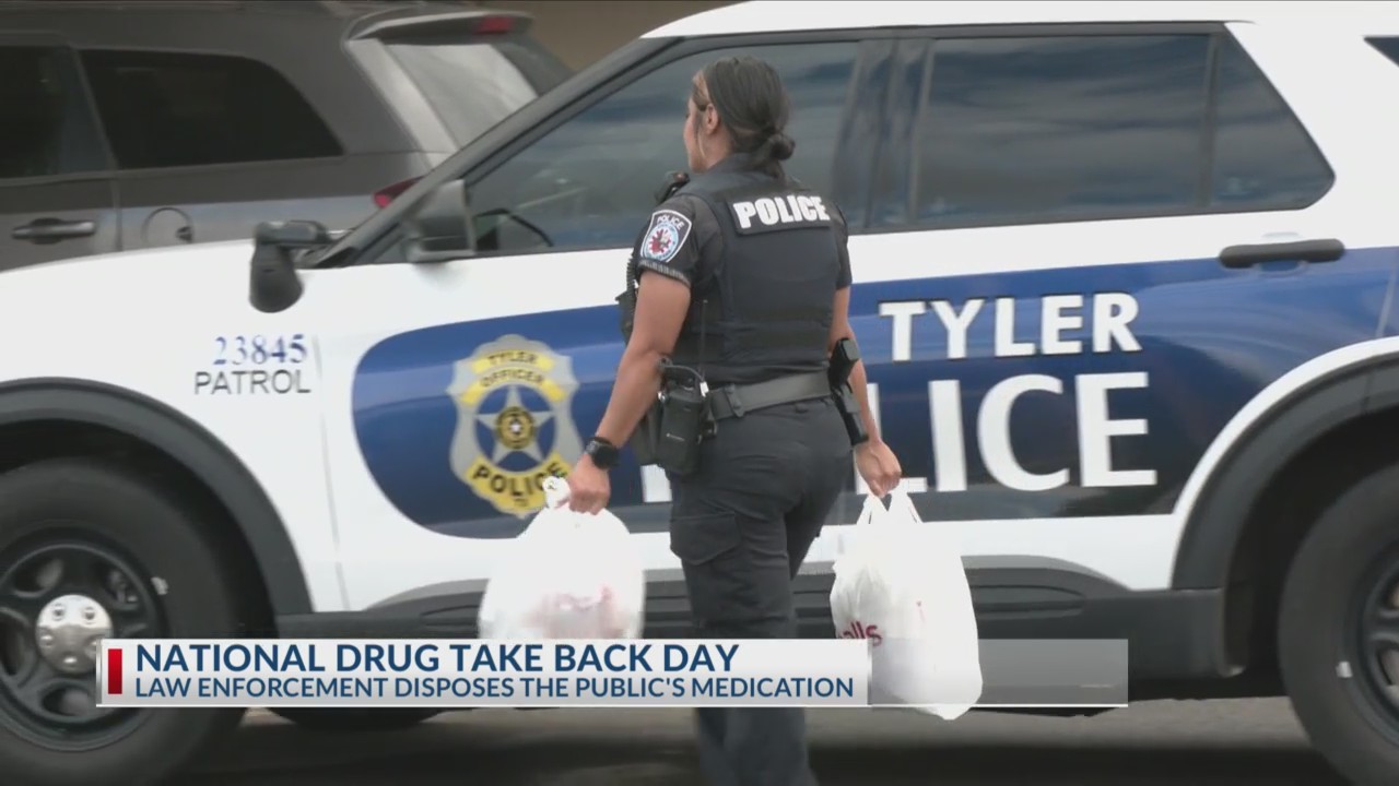 Tyler PD takes unwanted meds from East Texans on Drug Take Back Day
