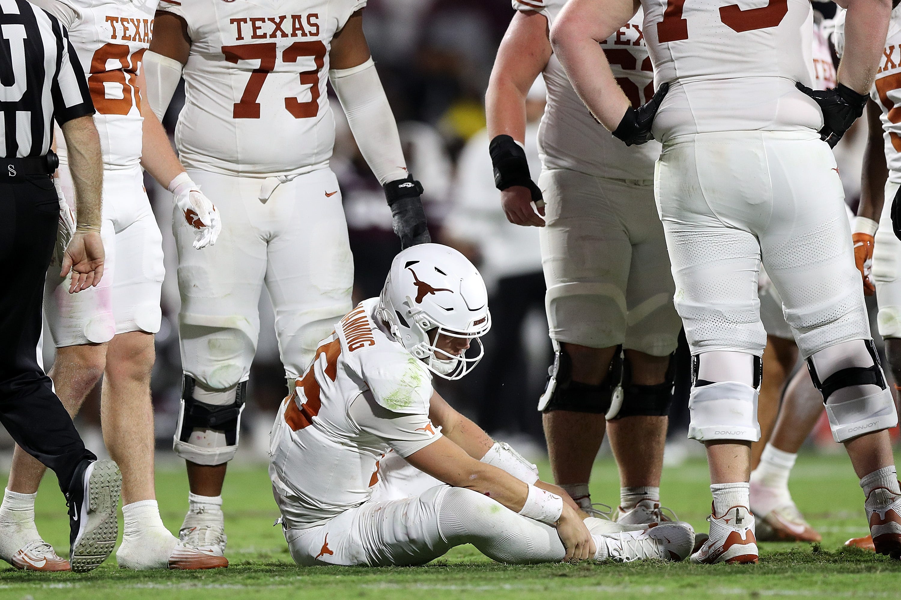 Arch Manning injury update: Texas QB reportedly suffered concussion ...