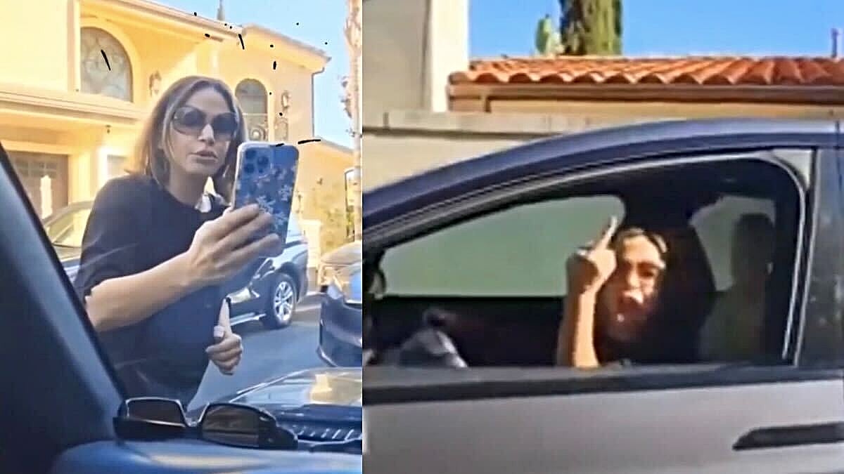 ‘Welcome to the Dystopia of America’: Beverly Hills MAGA Karen in a ...
