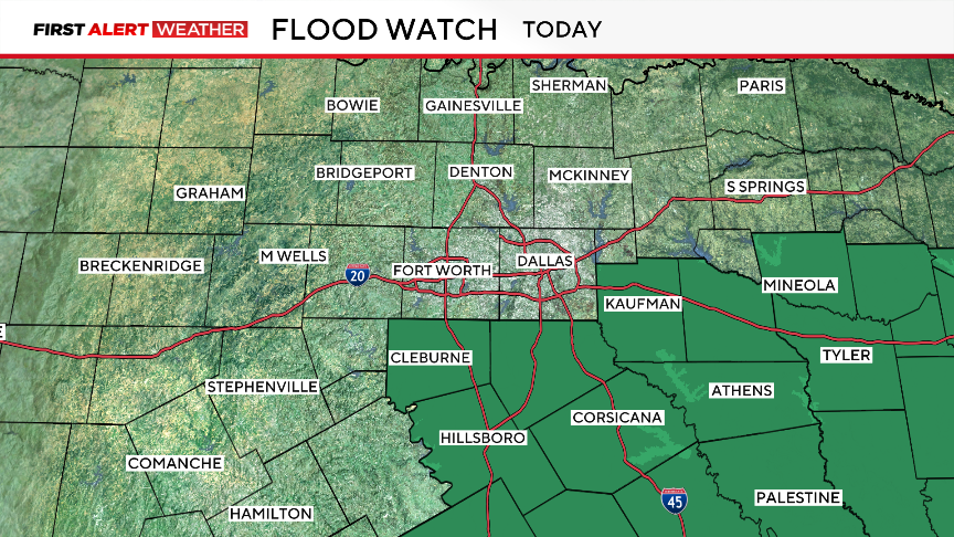Flood watch in effect as new round of scattered storms, rain expected ...