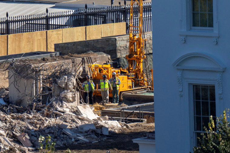 How Trump tore down the White House East Wing, day by day
